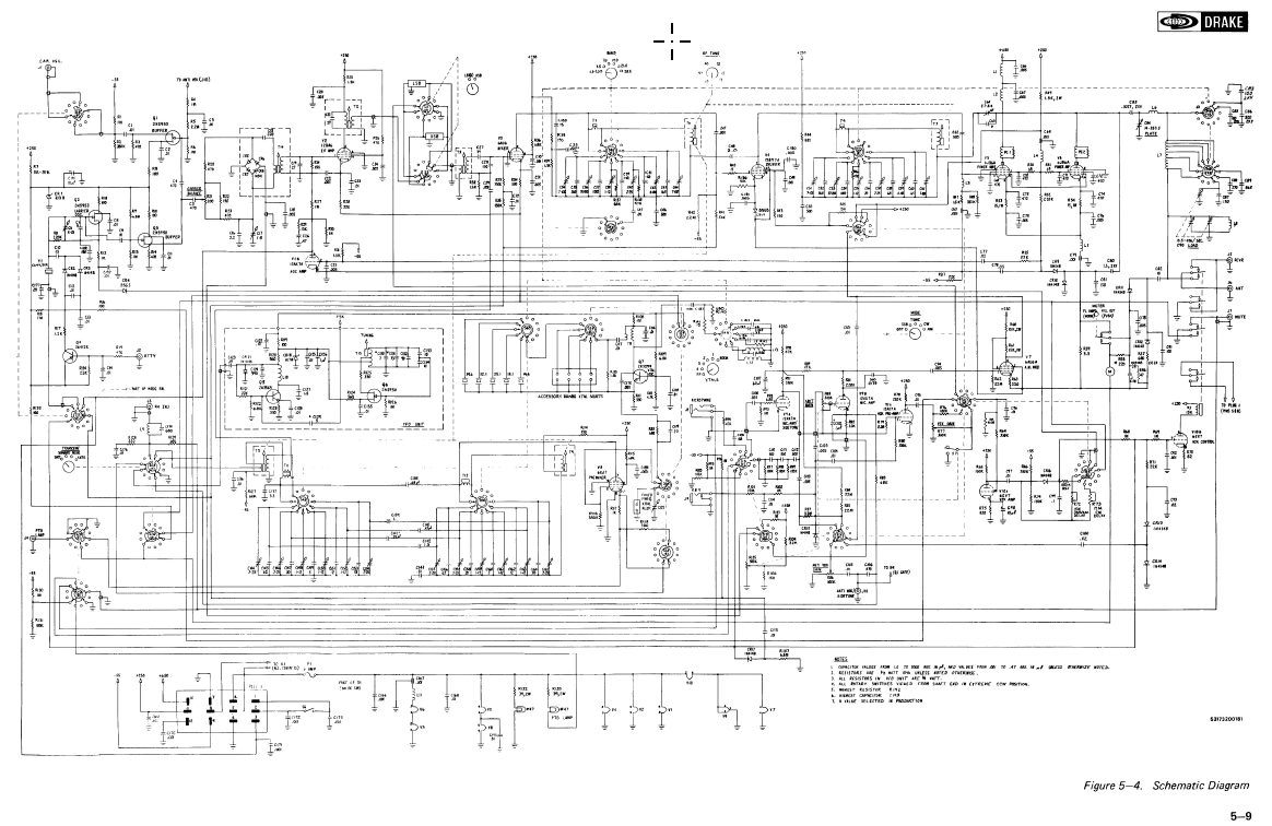 Drake T-4XC - Schematic Diagram (20181 and up)