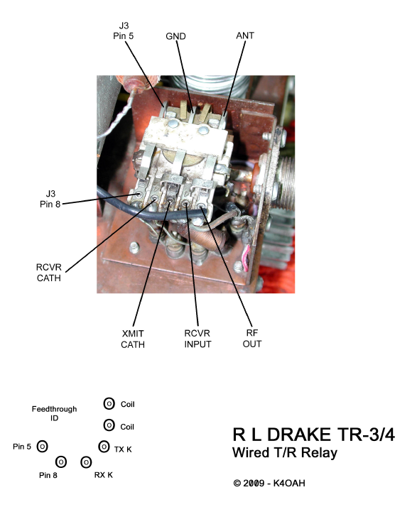 Drake TR-3 - Wired Relay Note