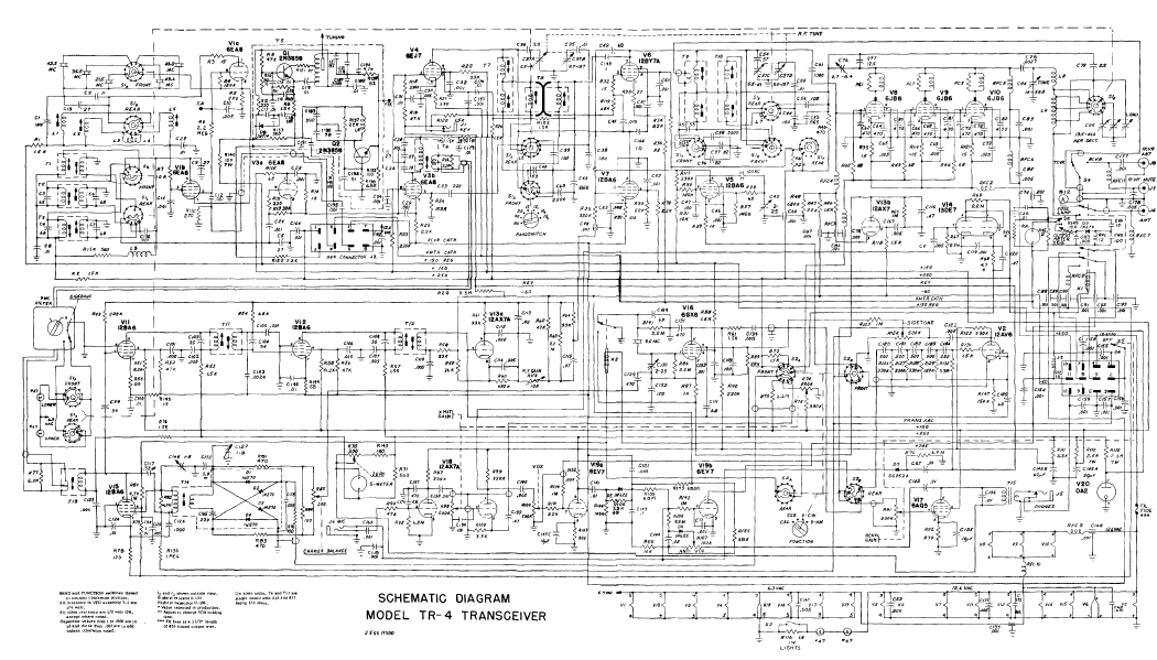 Drake TR-4 - Schematic Diagram 2