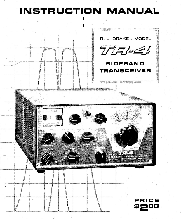 Drake TR-4 - Instruction Manual (Early Model)