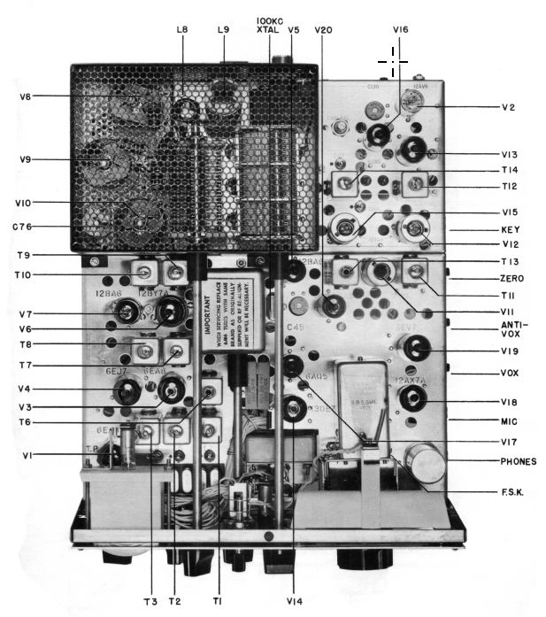 Drake TR-4 - Chassis Top (27500 and up)