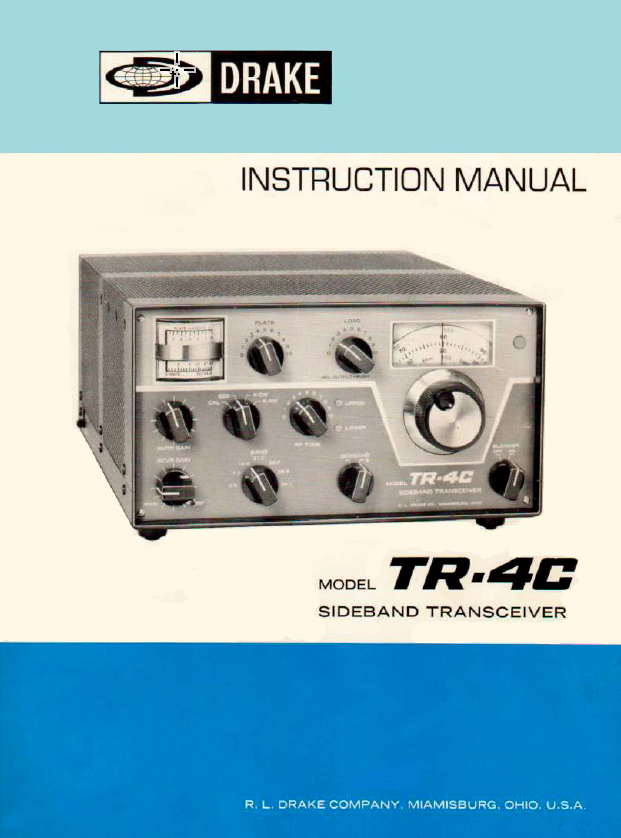 Drake TR-4C - Instruction Manual (38800 and up)