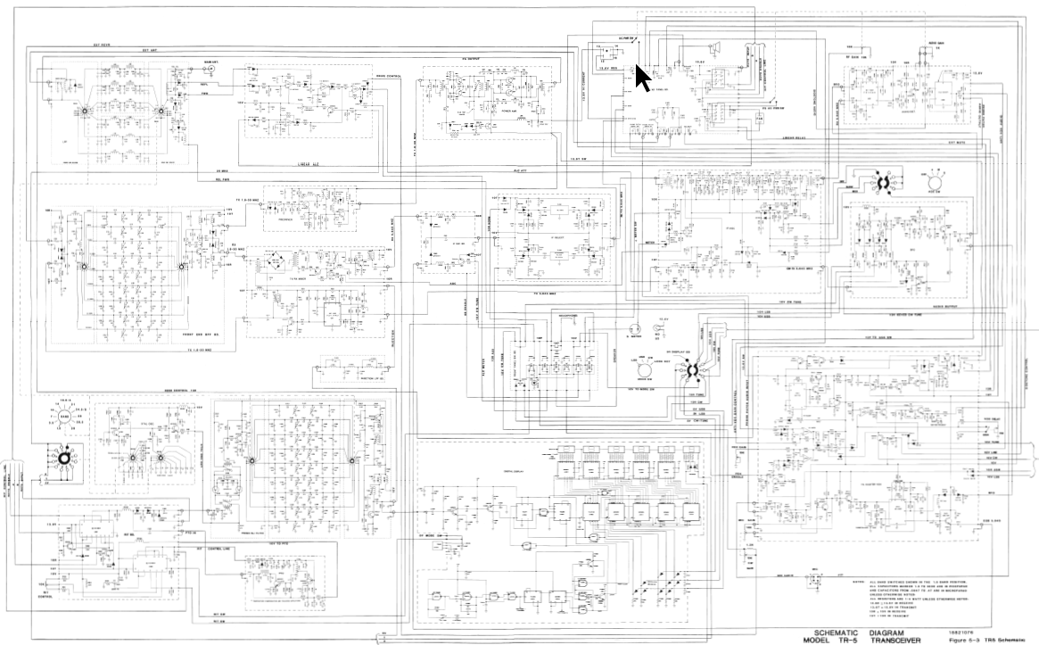 Drake TR-5 - Schematic Diagram