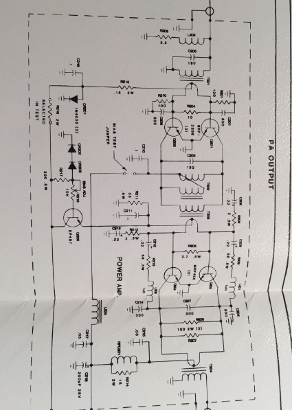 Drake TR-5 - Final Drive Schematic Diagram