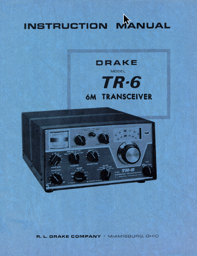 Drake TR-6 - Instruction Manual 2
