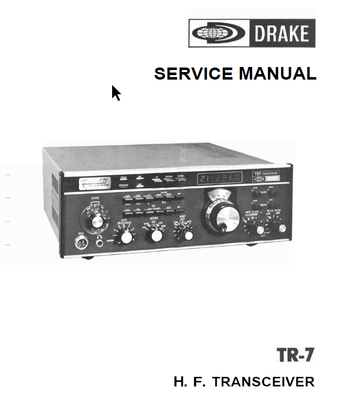 Drake TR-7 - Service Manual 2