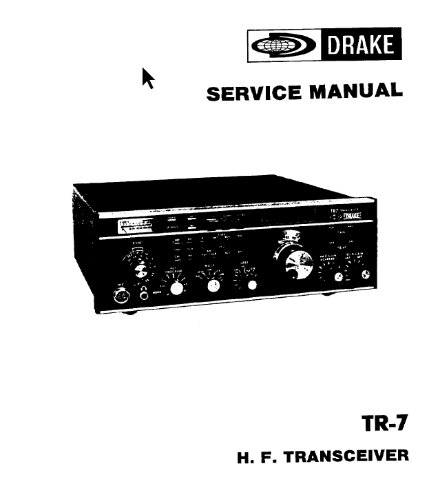 Drake TR-7 - Service Manual 1