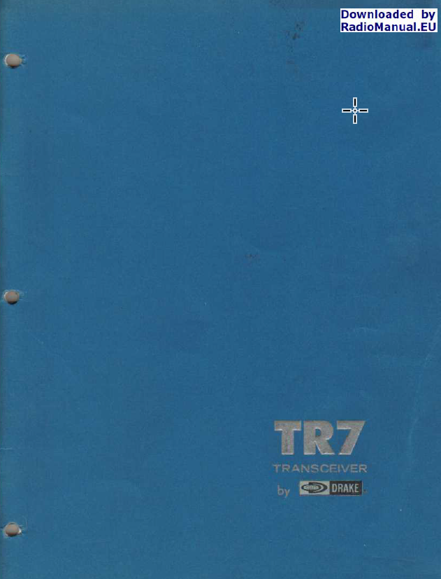 Drake TR-7 - Instruction Manual 3
