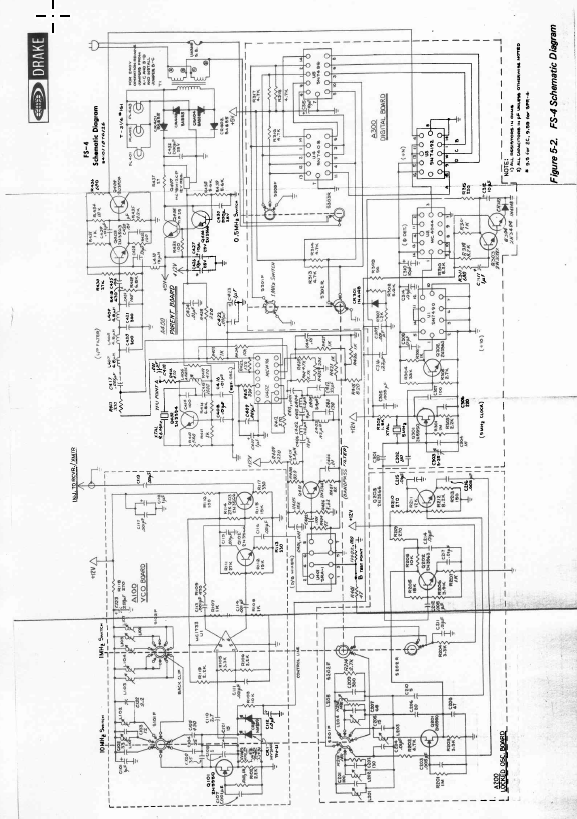Drake FS-4 Frequency Synthesizer - Schematic Diagram