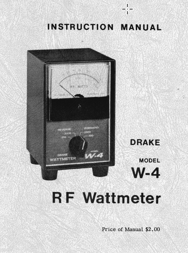 Drake W-4 - Instruction Manual 3