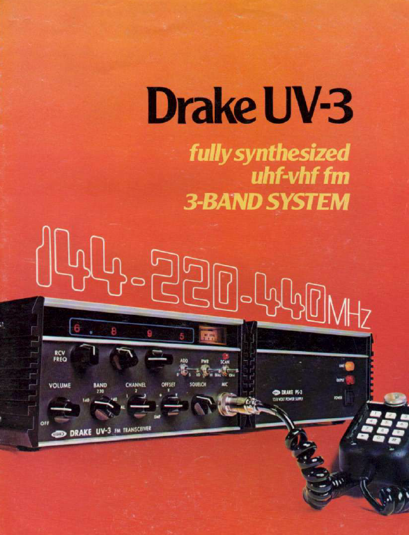 Drake UV-3 - Brochure