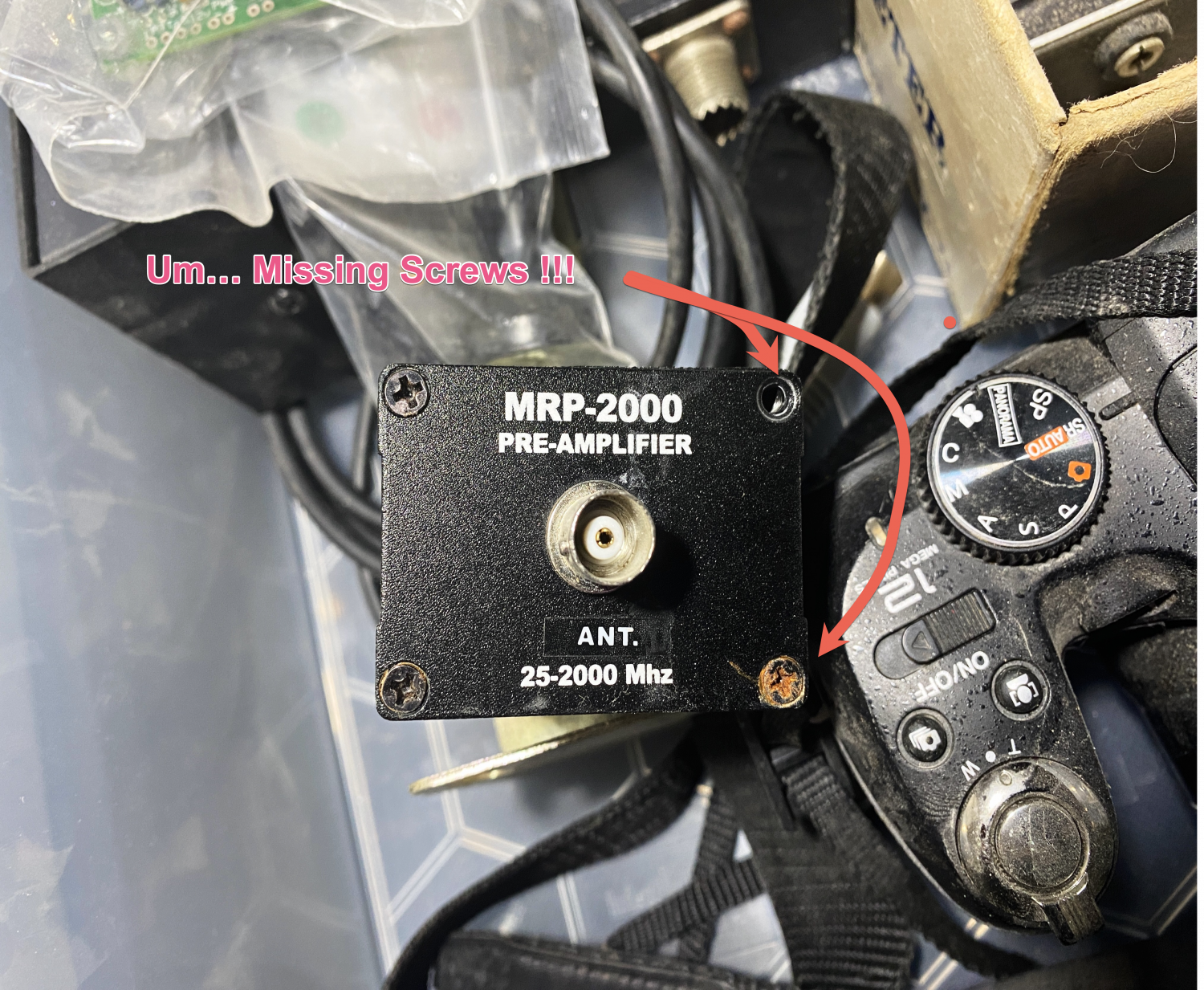 MRP-2000 Pre Amplifier, but with Screws Missing, A Bit Dubious.
