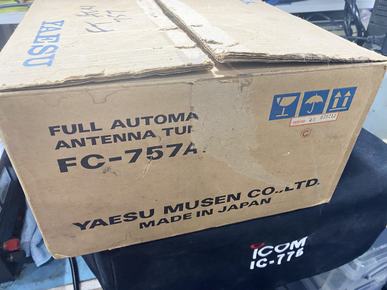 A Boxed Yaesu FC-757AT Full Automatic Antenna Tuner