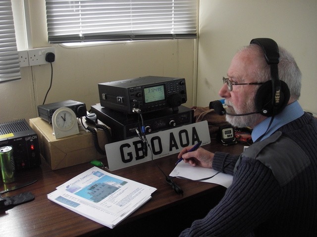 2008, GB0AOA Event Station 'Airfield on the Air' manned by Mike Dunning (GD0HYM)