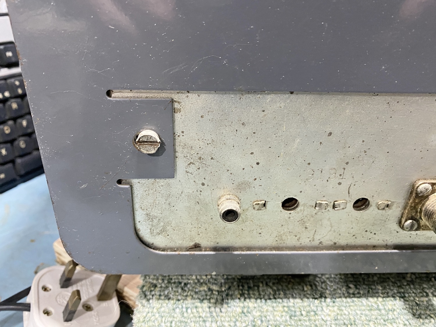 From the look at the two old screws that hold the chassis in place, it looks as though it has not been played with too much.