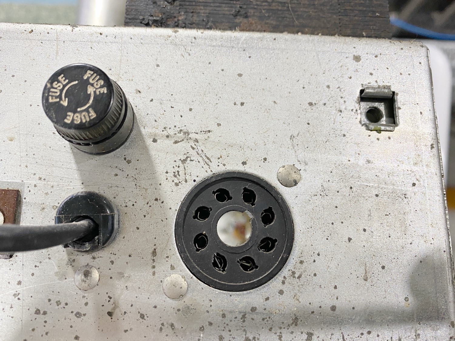 The Voltage Selection Socket with a missing plug??