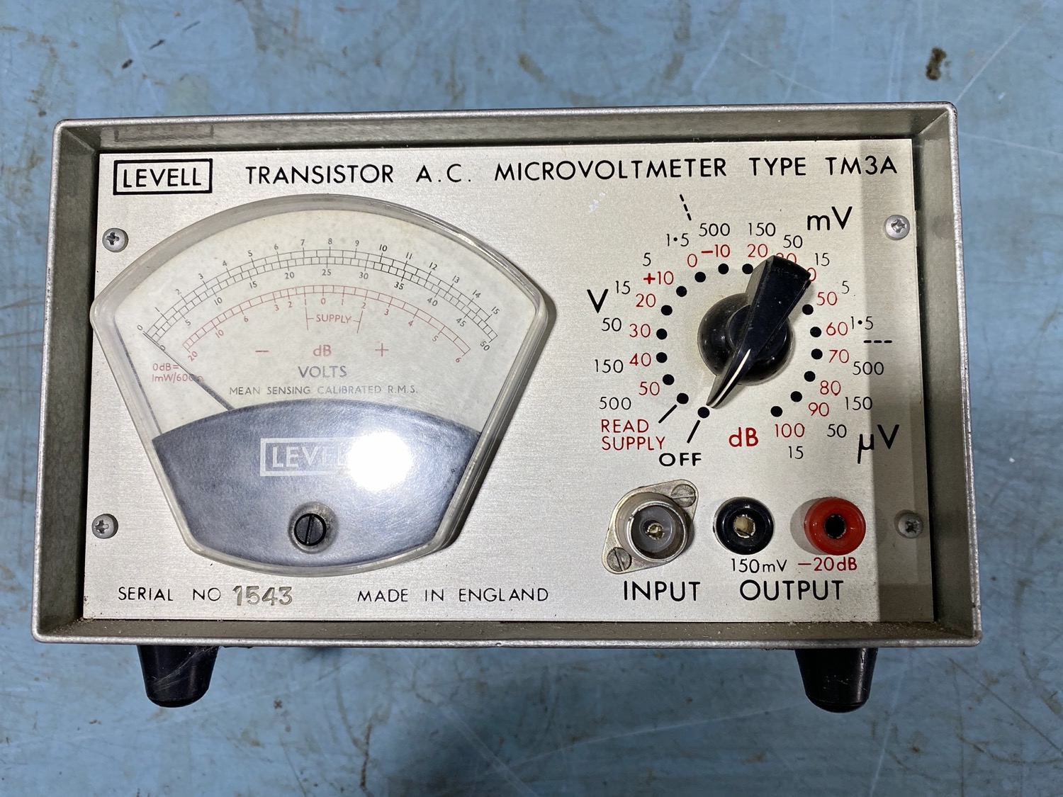 Levell TM3A Transistor AC Microvolt Meter - First Look