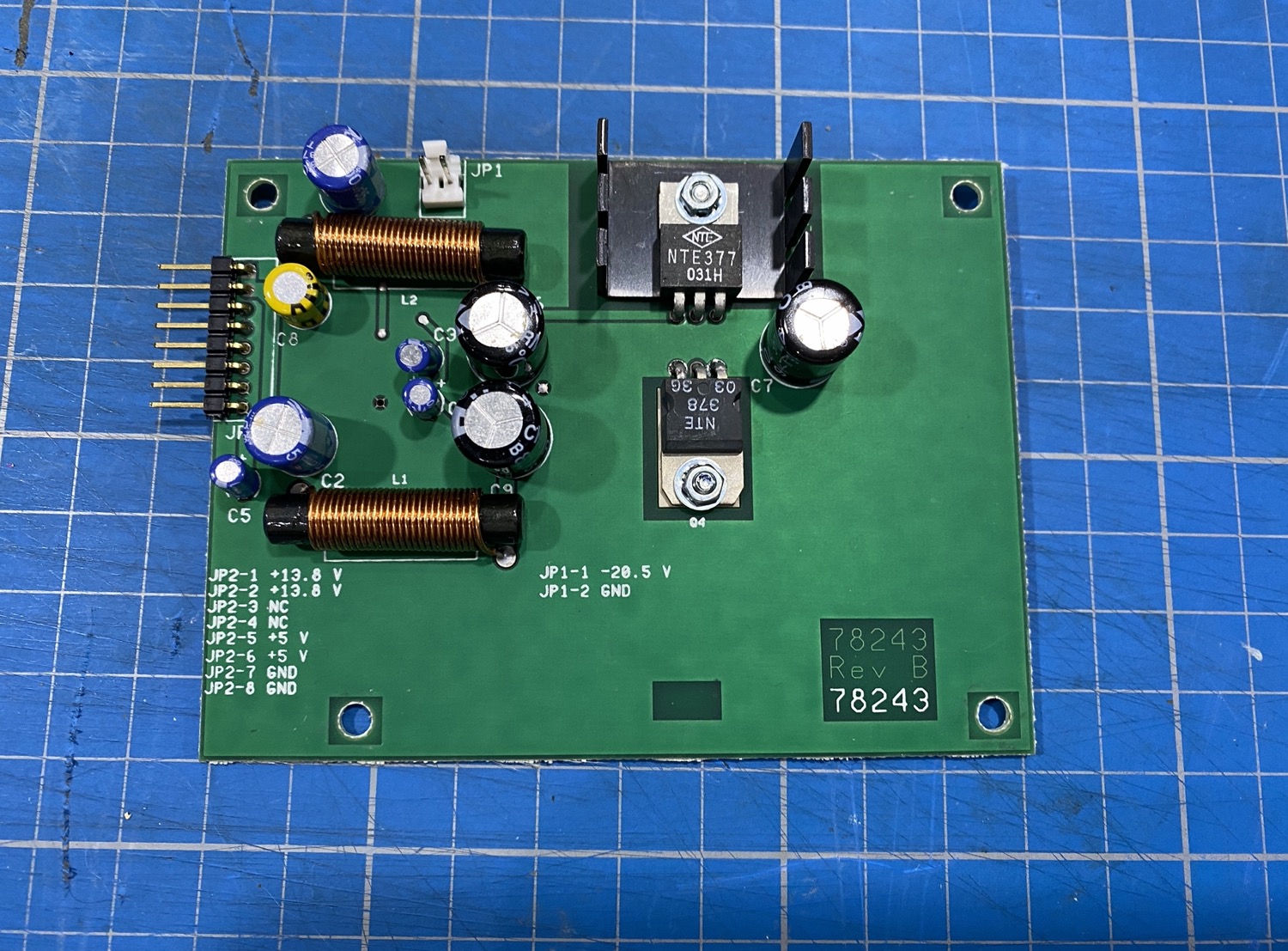 Ten-Tec Orion I Model 565 A9 Power Distribution Board Removed - Top View 001