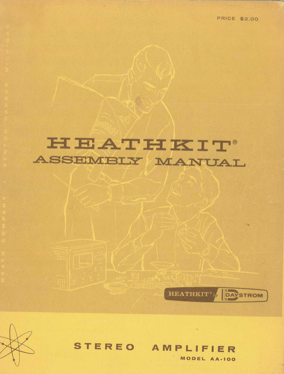 Heathkit AA-100 Audio Amplifier - Assembly Instructions
