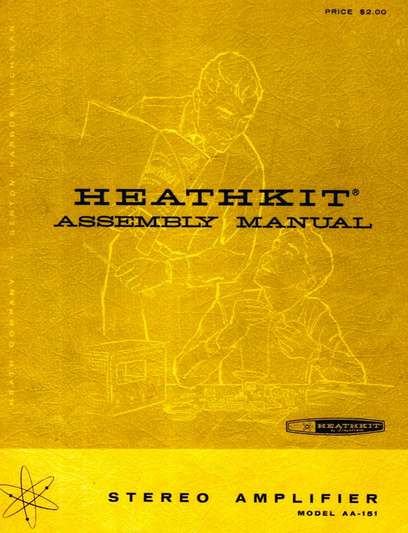 Heathkit AA-151 Stereo Amplifier - Assembly Instructions
