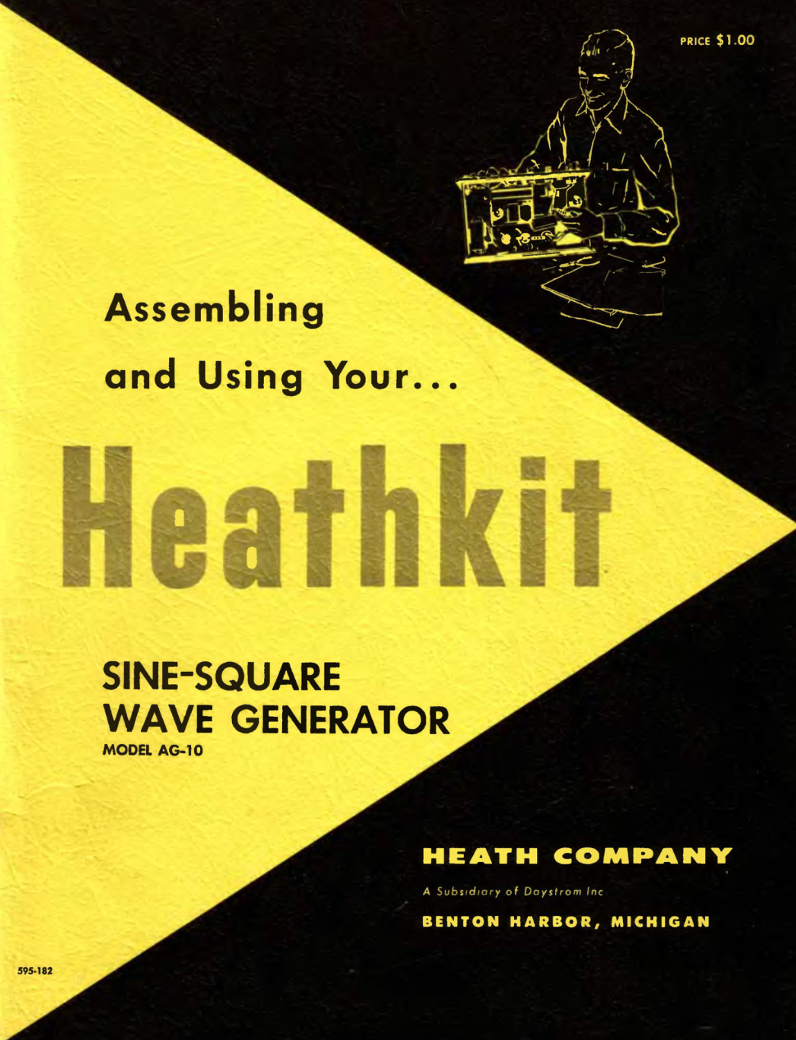 Heathkit AG-10 Sine-Square Wave Signal Generator - Assembly Instructions