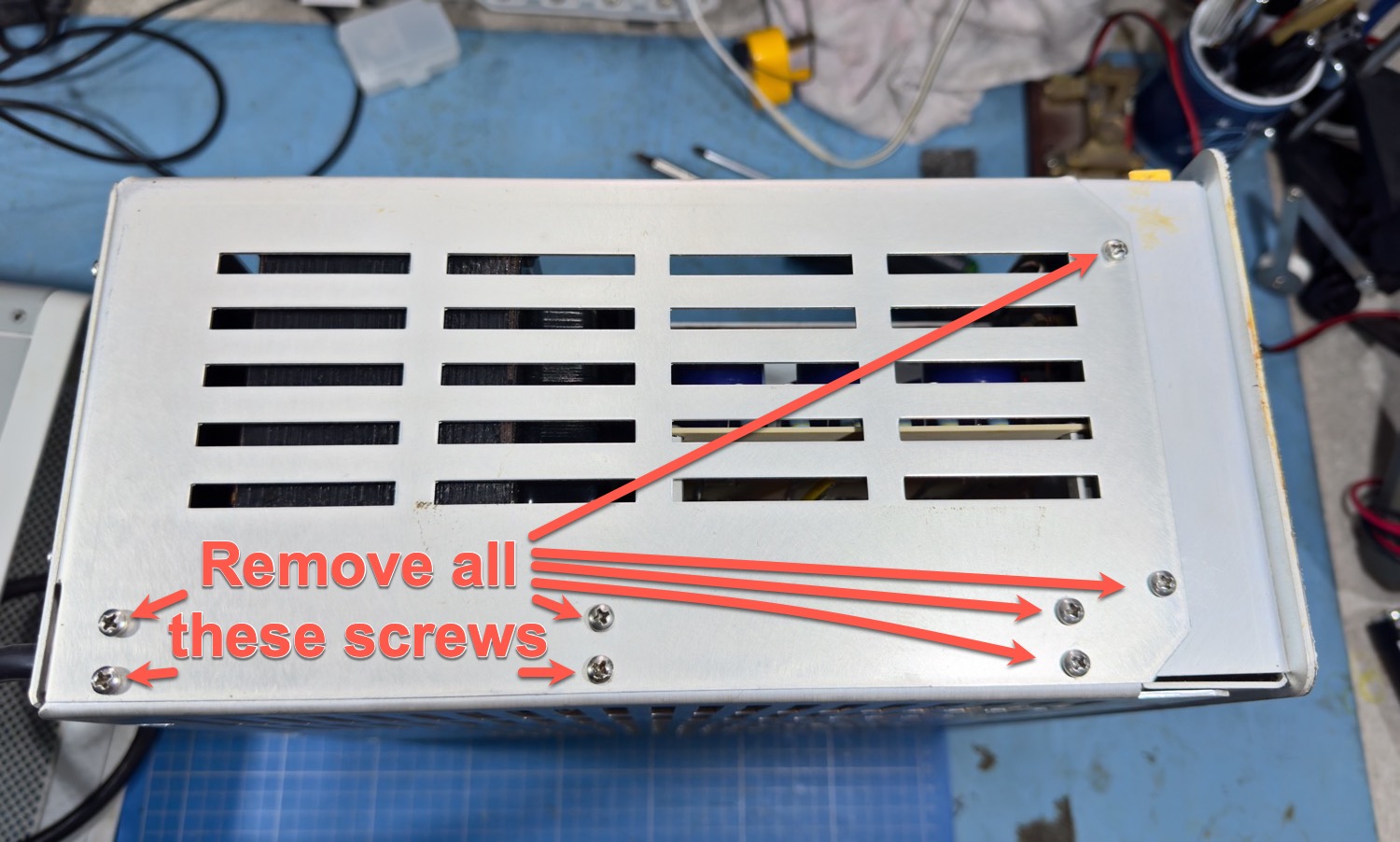 Screw Removal Time - Keep in a Safe Place.