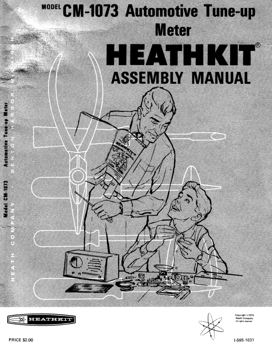 Heathkit CM-1073 Automotive Tune-Up Meter - Assembly Manual