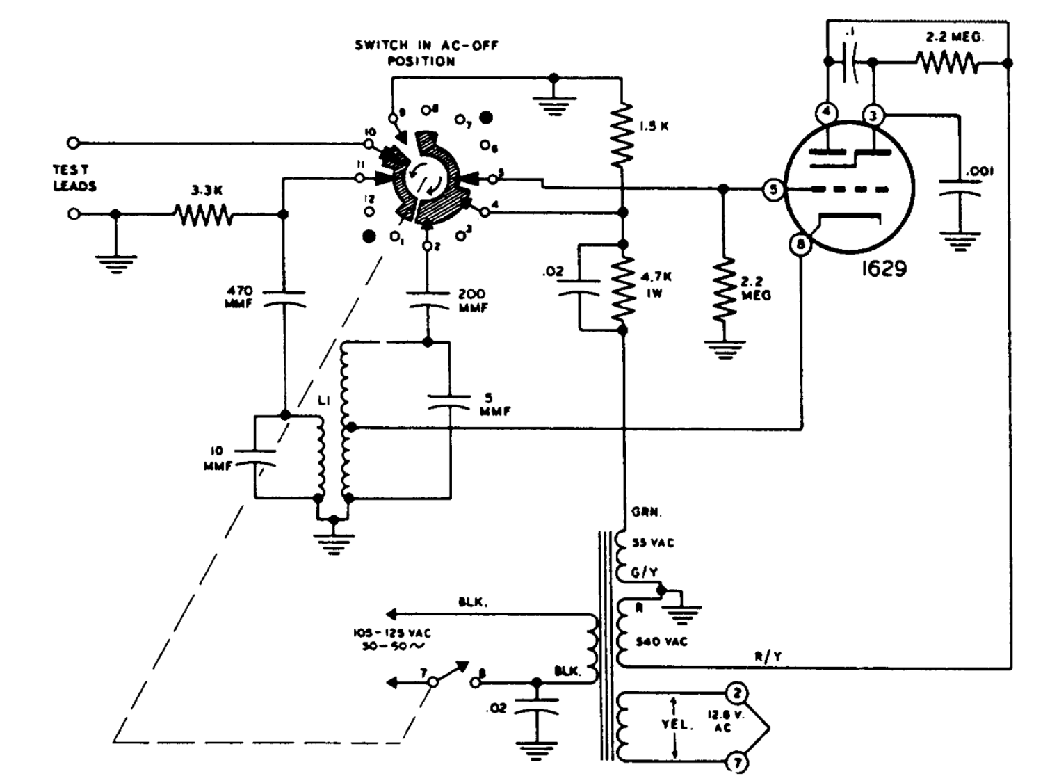 Heathkit CT-1 Capacitor Tester - Assembly Manual 1