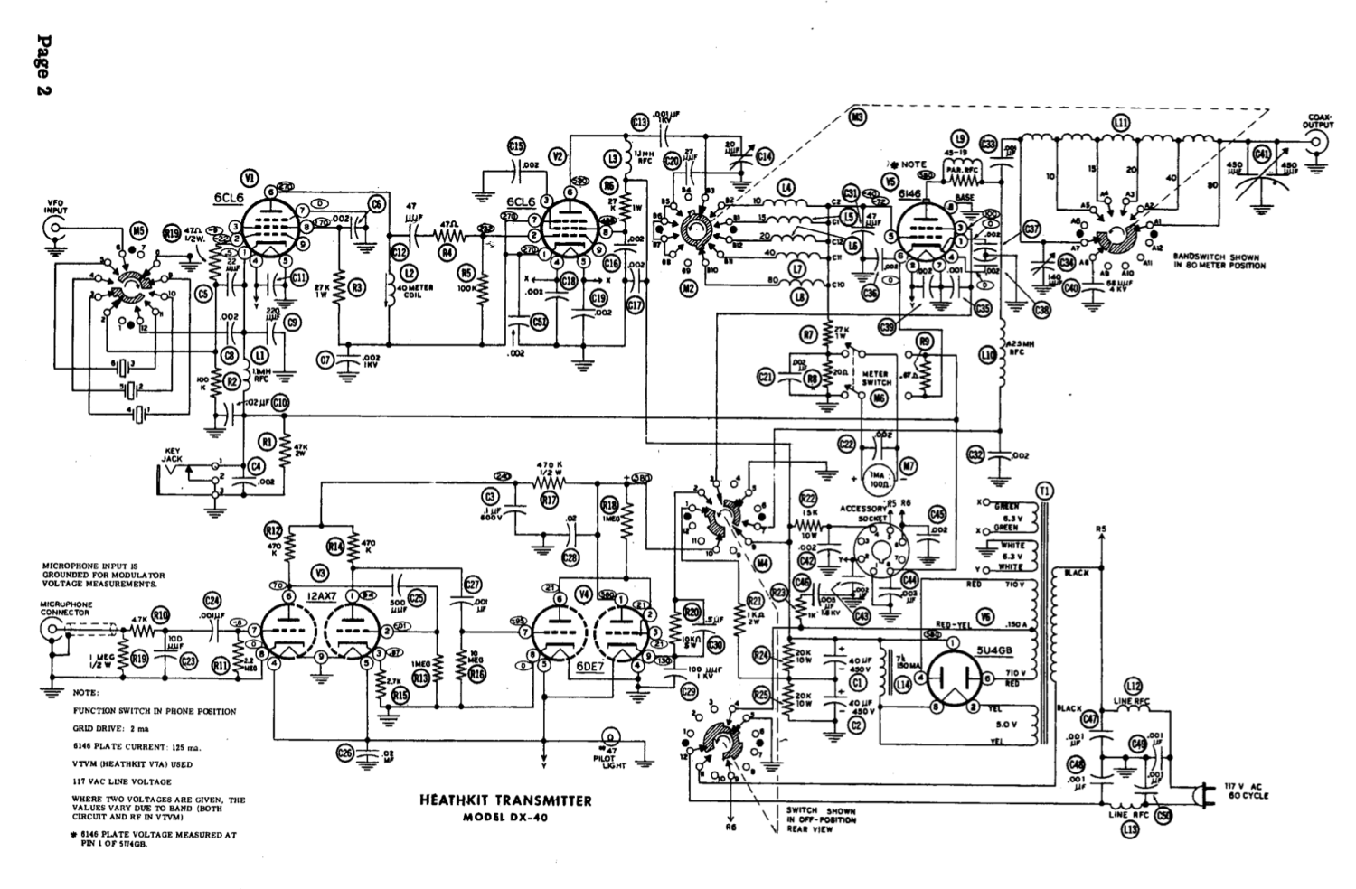 Heathkit DX-40 Amateur Transmitter - Assembly Manual 1