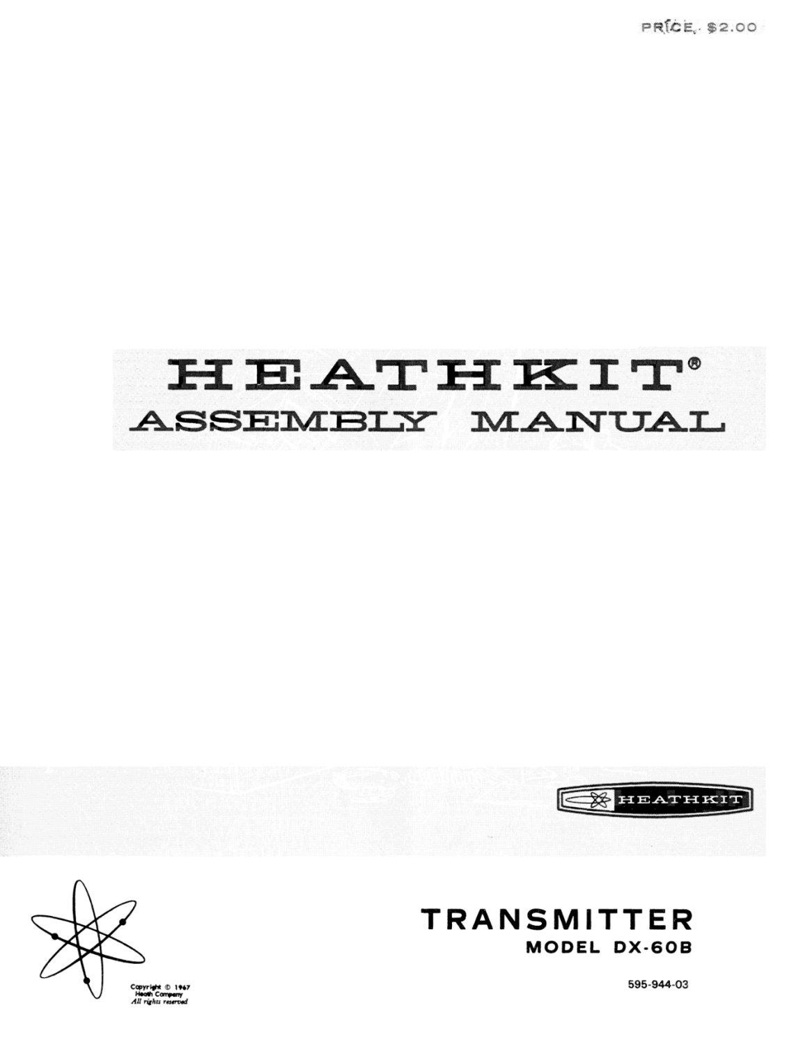 Heathkit DX-60B Transmitter - Assembly Manual