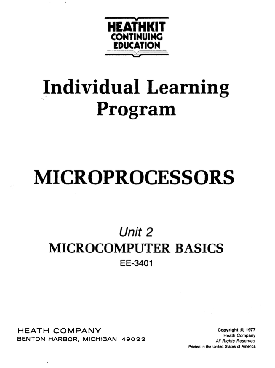 Heathkit EE-3401 Individual Learning Program - Unit 02 - Microcomputer Basics