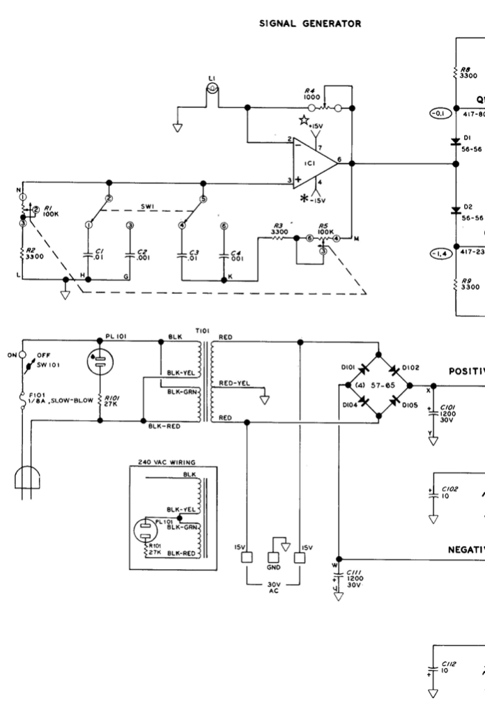 Heathkit ET-3100 Electronic Design Experimenter - Schematic Diagrams 3