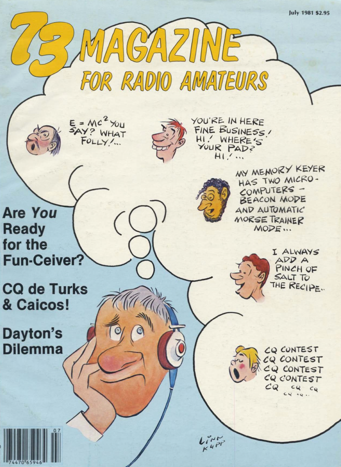 73 Amateur Radio Magazine - 1981-07