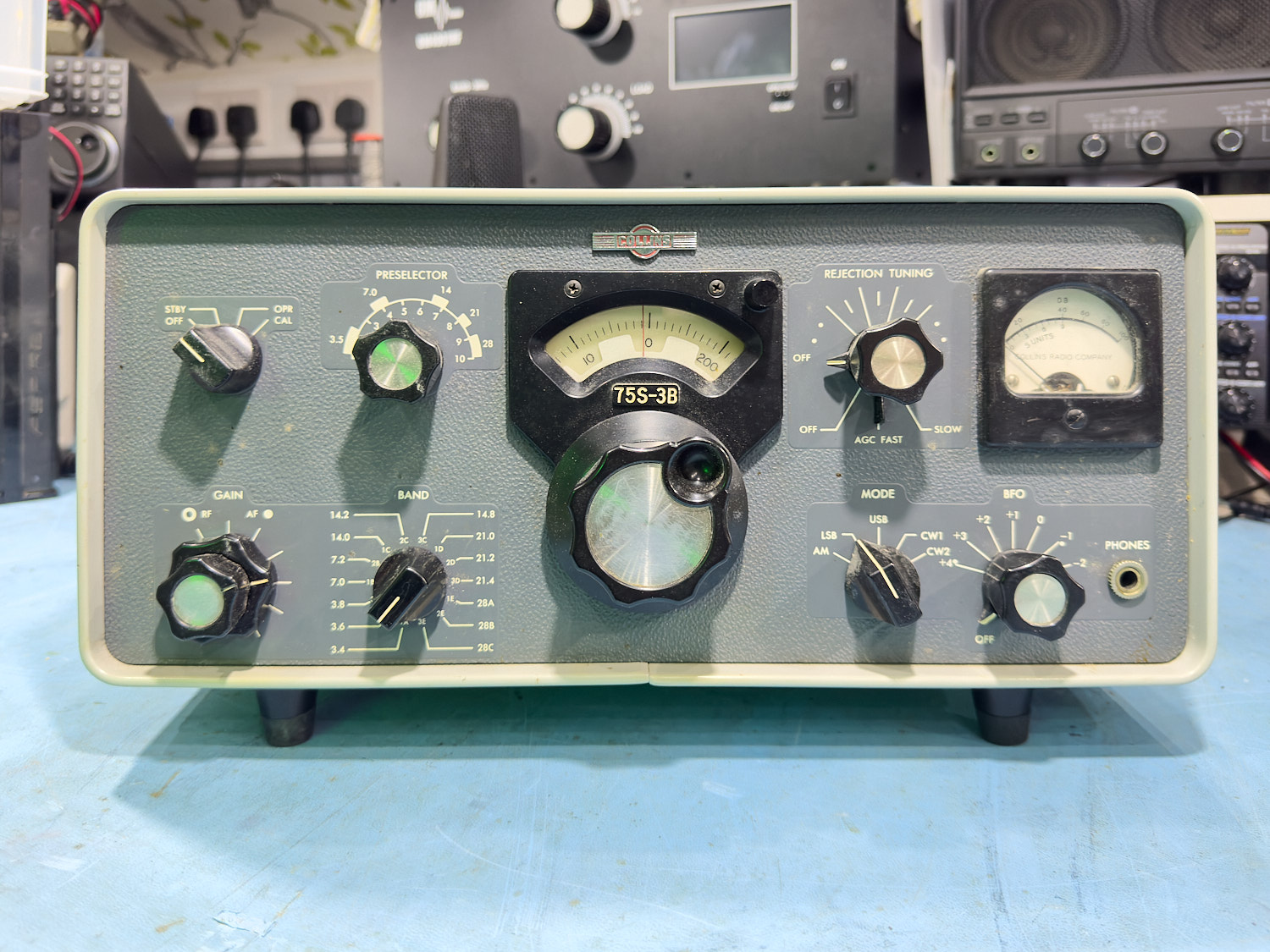 The Collins 75S-3B HF Receiver