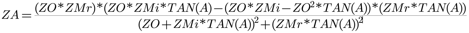 Antenna Impedance - Figure 5a