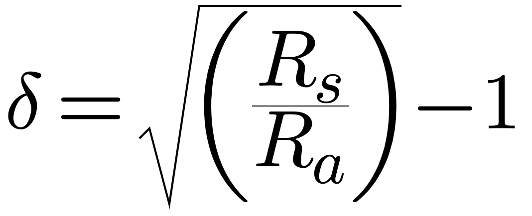 The Equation to work out Delta for an L Network