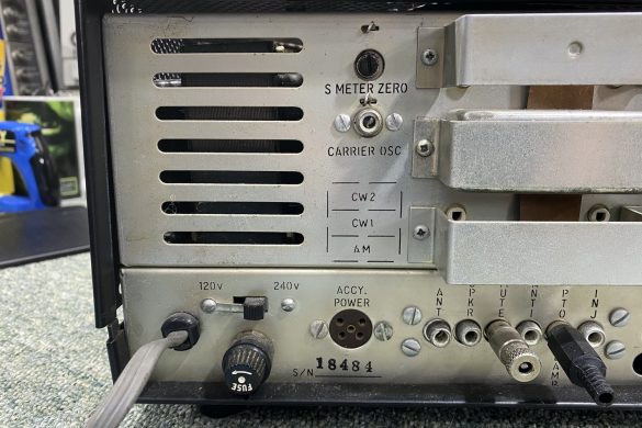 Rear View of the Drake R-4C Receiver