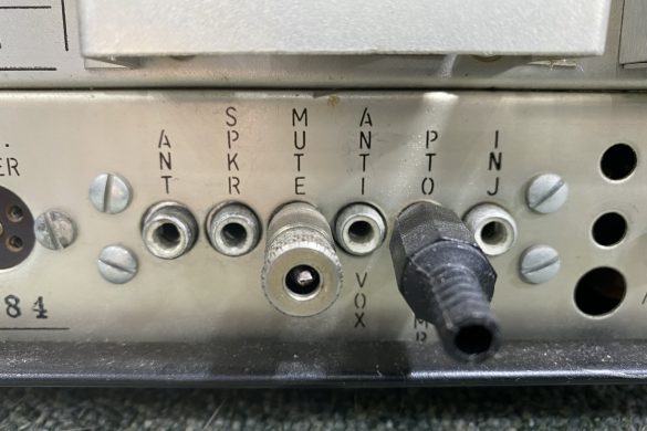 Rear View of the Drake R-4C Receiver