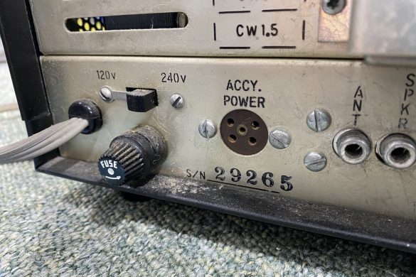 Rear View of the Drake R-4C Receiver