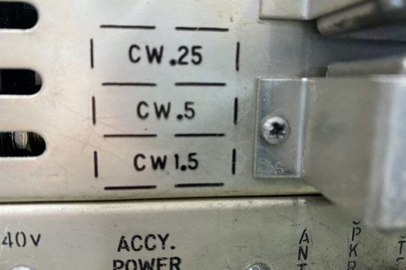 Rear View of the Drake R-4C Receiver