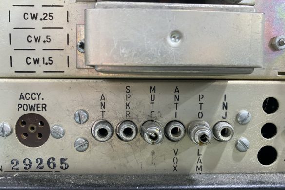 Rear View of the Drake R-4C Receiver