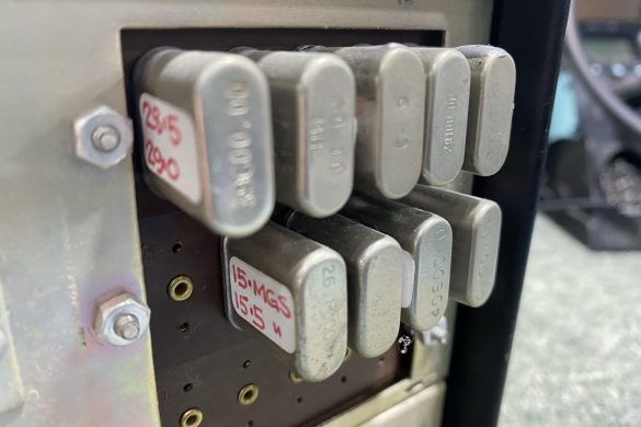 Rear View of the Drake R-4C Receiver