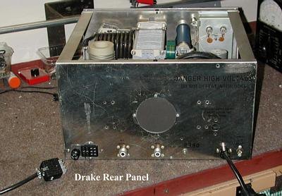 Drake L-4B - Linear Amplifier - Rear Panel