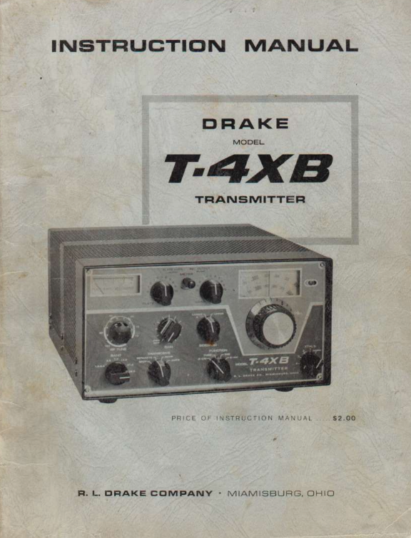 Drake T-4XB - Transmitter - Instruction Manual 3