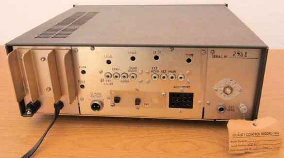 Rear View of the Drake R-7 - Receiver