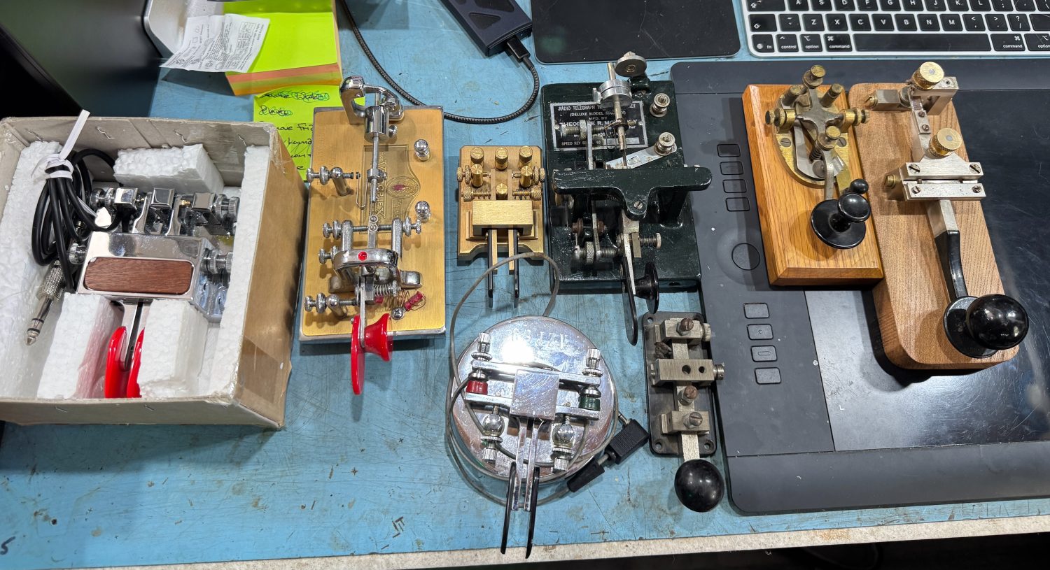 Updates - Cancer, Data, Morse Keys, and a Pen