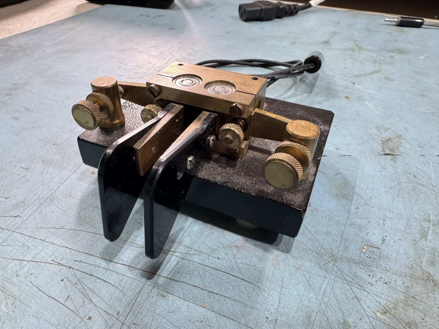 The Kent Twin Paddle Morse Key TP1-B