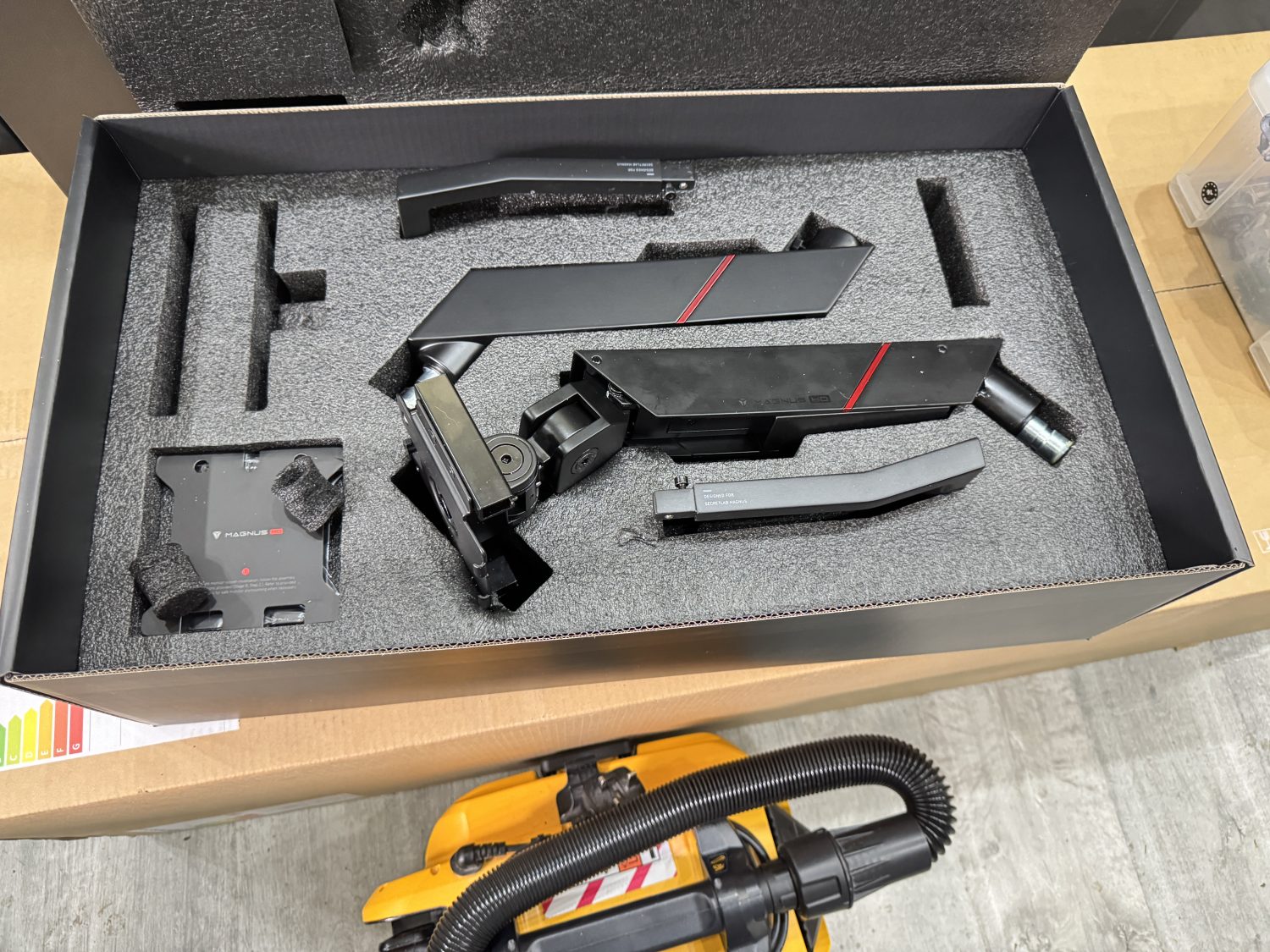 Each part is really well packaged, which is a sign of quality.