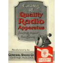 General Radio Co. Catalogue of Radio Apparatus (1919)