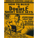 How to build 4 Doerle Shortwave Sets (1938)